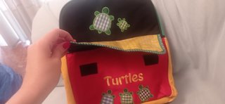 Mochila Infantil Tortugas Nueva