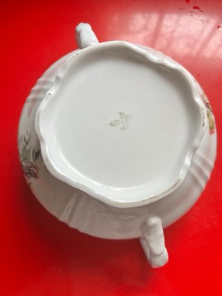 Sopera de porcelana antigua vintage