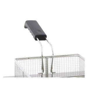 Freidora industrial 8L acero inox 3250W con grifo