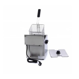 Freidora industrial 8L acero inox 3250W con grifo
