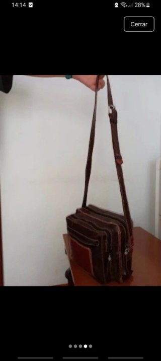Bolso de piel natural