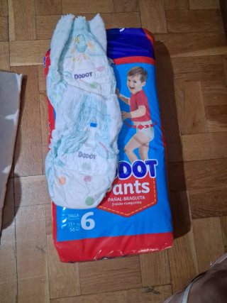Pañales  Dodot  Activity ,pants, bebe seco.N*6