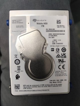 Disco Duro 1TB Seagate para Portátil 2.5