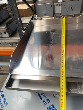 Plancha a gas 60 cm cromo duro