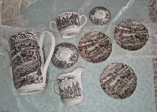 Conjunto piezas Pontesa Ironstone antiguas