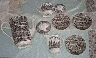 Conjunto piezas Pontesa Ironstone antiguas