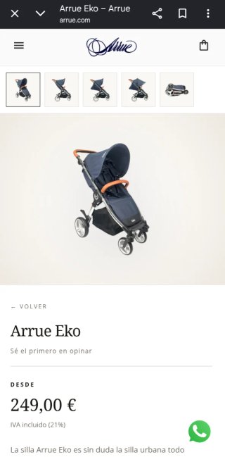 Silla de paseo Arrue EKO