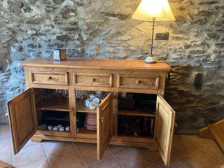 Mueble comedor rústico madera