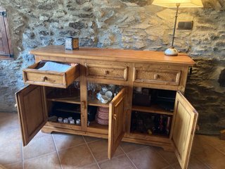 Mueble comedor rústico madera
