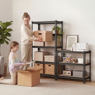 Estanterías de almacenamiento, 5 niveles ajustable