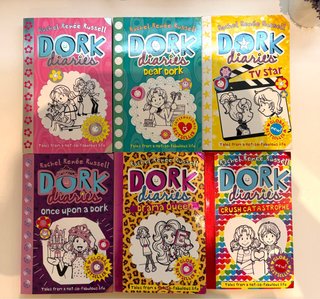 Lote 6 libros Dork Diaries (Inglés) - Tapa blanda