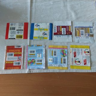 8 bustine figurine Panini Mondiali sigillate