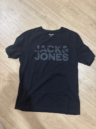Camiseta Jack & Jones Talla M Negra