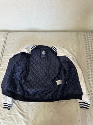 Chaqueta Real Madrid Blanca y Negra