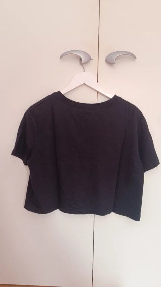 Camiseta Nike Negra Crop Top