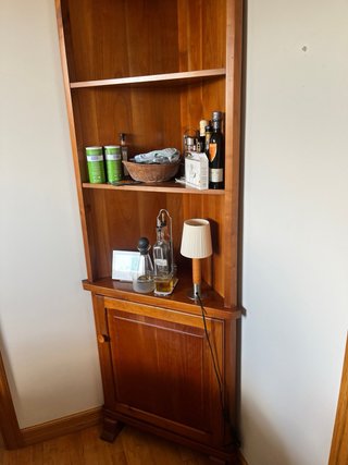 Mueble esquinero madera maciza cerezo