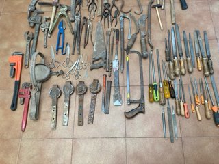 Lote Herramientas Antiguas Variadas