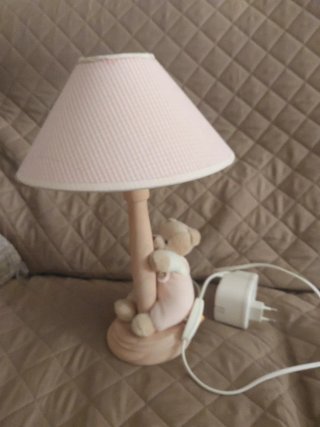 Lámpara y percha infantil ositos