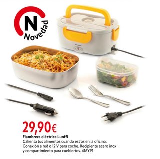 Fiambrera eléctrica Lunffi 29,90€