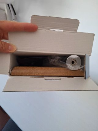 Tabla / soporte jamonero de madera con caja.