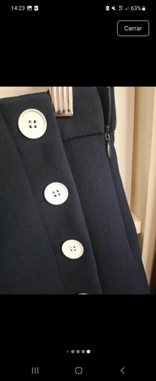 Falda pantalón mini Zara