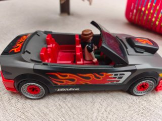 Coche de carreras descapotable Playmobil