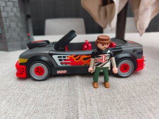 Coche de carreras descapotable Playmobil