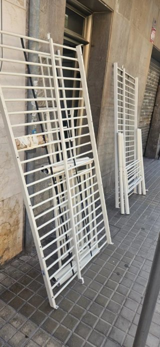 Literas Metálicas Grises Camas Elevadoras camas do