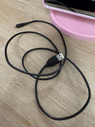 Espejo de tocador rosa con luces LED