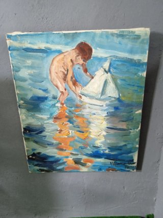 Cuadro dibujo rápido a mano alzada