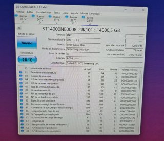 Disco Duro Externo 14TB Seagate IronWolf Pro