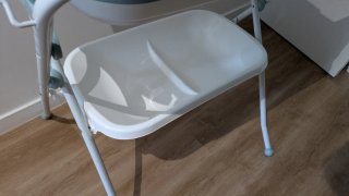 Bañera cambiador plegable