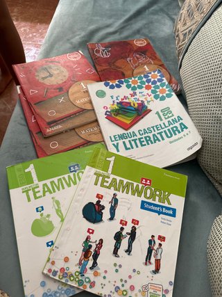 Libros ESO 1º Matemáticas y Teamwork