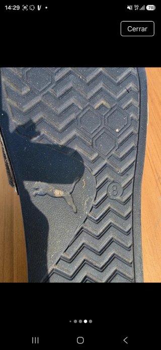 Chanclas Puma Suede Azul Dorado
