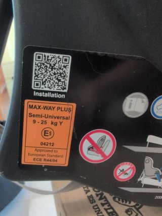 Britax Römer Max Way Plus Silla de Coche