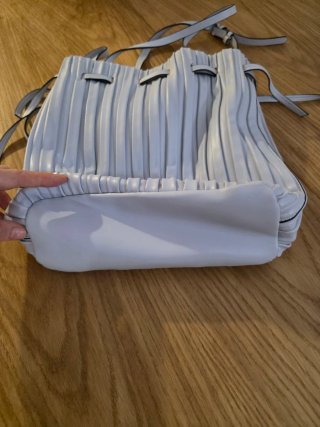 Bolso Zara Azul Claro Tipo Bucket