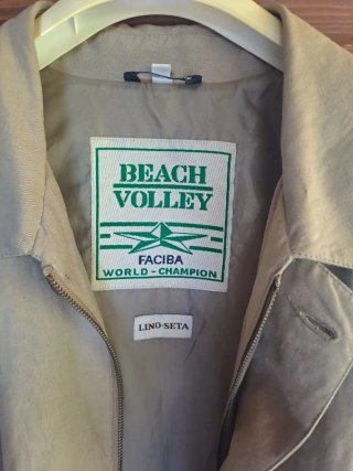 Giacca FACIBA Beach Volley Lino Seta Beige L