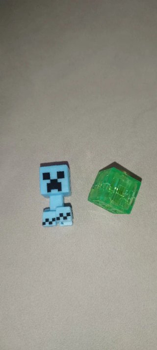 Creeper Diamante y Bloque Slime Minecraft