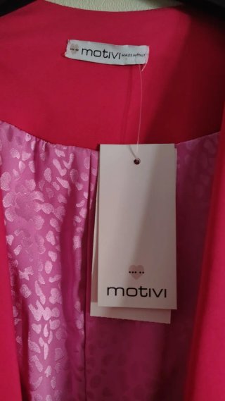 Vestito blazer Motivi fucsia con cintura