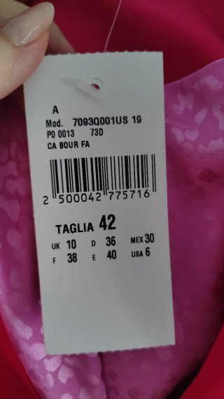 Vestito blazer Motivi fucsia con cintura