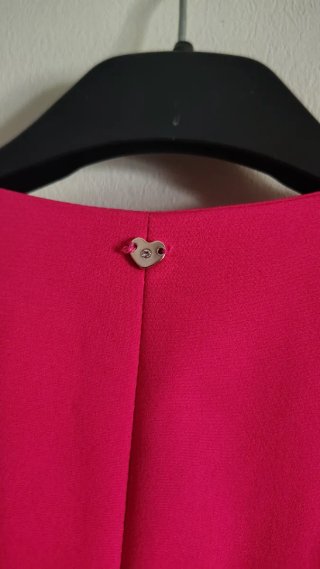 Vestito blazer Motivi fucsia con cintura