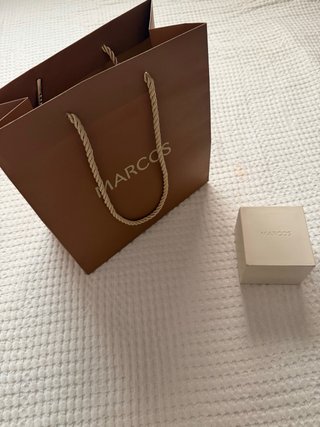 Anillo compromiso diamantes Marcos oro blanco