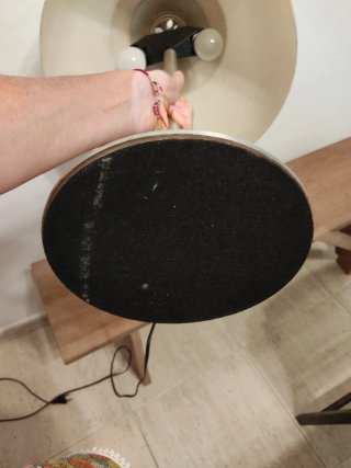 Lámpara Vintage Seta Cromada LUM