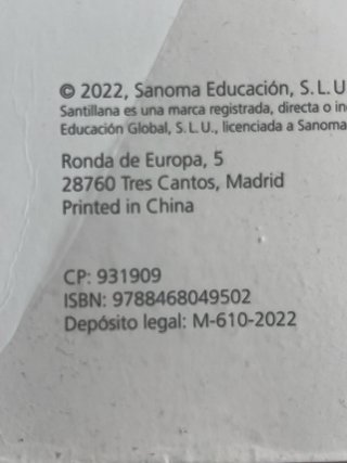 3ESO LENGUA Y LITERATURA CM SANTILLANA