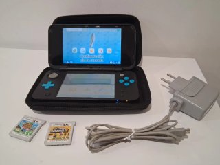 Console Nintendo 2DS XL+2 Giochi Solo 130 H di utilizzo