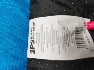 Cama Grande para Mascotas Azul y Blanca