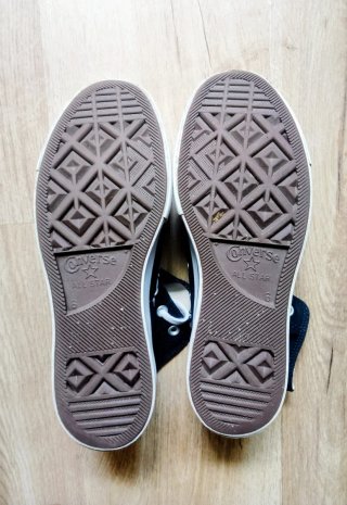 Converse plataforma negras talla 39