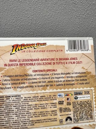 Indiana Jones La Collezione Completa 4 DVD