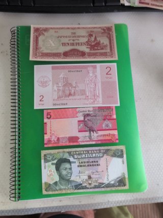 Lote (2) Billetes Antiguos