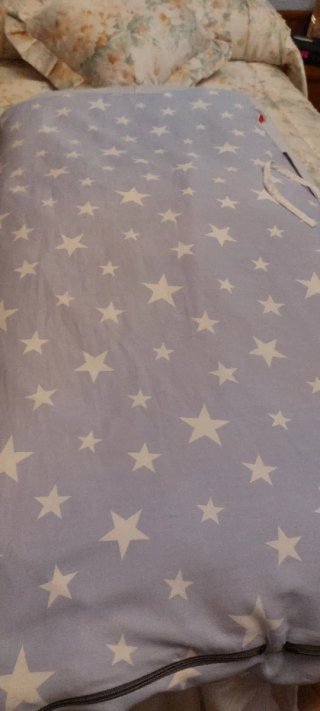 Nórdico cuna estrellas azul